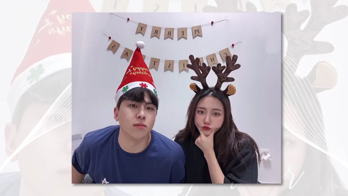 BGM변경전용 식전영상 문구가 나오는 장면